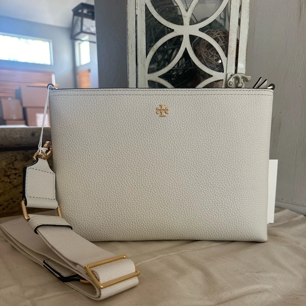 New Tory Burch Swingpack BLAKE  new ivory - Picture 8 of 14